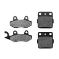 thumbnail image 1 of KMG Front + Rear Brake Pads Compatible with 1992-1994 Husqvarna TE 350 - Non-Metallic Organic NAO Brake Pads Set, 1 of 4
