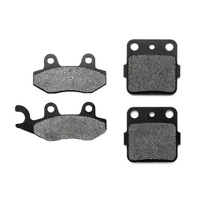 KMG Front + Rear Brake Pads Compatible with 1992-1994 Husqvarna TE 350 - Non-Metallic Organic NAO Brake Pads Set