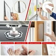 thumbnail image 2 of 120 Pcs Ruban Adhésif Double Face Extra Fort Lavable, Ruban Transparent Réutilisable Super Fort Imperméable pour Maison Ou Voiture, 2 of 5