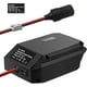 thumbnail image 1 of Convertidor reductor 18V/20V a 12V para batería Milwaukee, Makita, Dewalt, Bosch y Einhell; adaptador de encendedor de cigarrillos y rueda Power para electrodomésticos del auto, uso en refrigerador, 1 of 8
