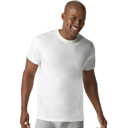 Hanes Classics Men`s Slim Fit Crewneck Undershirt, S, White | Walmart ...