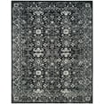 thumbnail image 3 of SAFAVIEH Evoke Ronald Bordered Area Rug, Charcoal/Ivory, 10' x 14', 3 of 13