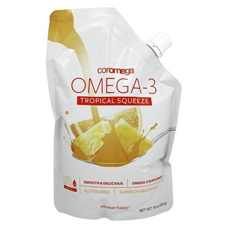Coromega - Omega-3 Tropical Squeeze - 16 oz. (The Best Omega 3 Products)