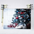 thumbnail image 3 of SAYFUT 7x5ft Christmas Backdrops Studio Photo Video Photography Vinyl Fabric Backdrops Wood Floor with Christmas Gifts Star Elks Home Xmas Party Decoration Background Screen Props, 3 of 5