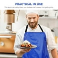 thumbnail image 3 of Waterproof Kitchen Apron Dishwasher Apron Waterproof Apron Blue Apron Aprons Men and Women Work, 3 of 5