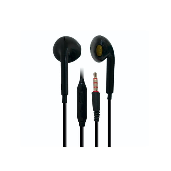 Audífonos Buytiti Manos Libres Ergonomicos Sonido Estereo 3.5mm blanco y negro