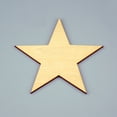 thumbnail image 3 of 25pcs 50mm Star Shape Wooden Embellishments for Crafts, 3 of 7