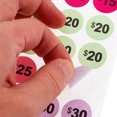 thumbnail image 5 of OUNONA Round Price Stickers in Assorted Colors for Small Business, Retail, Supermarket Labeling and Inventory Management, 5 of 6