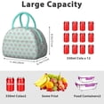 thumbnail image 5 of Insulated Lunch Bag Women, Reusable Kawaii Axolotl Tote Lunch Box, Leakproof Cooler Lunch Bags for Work Office Travel Picnic, 5 of 6