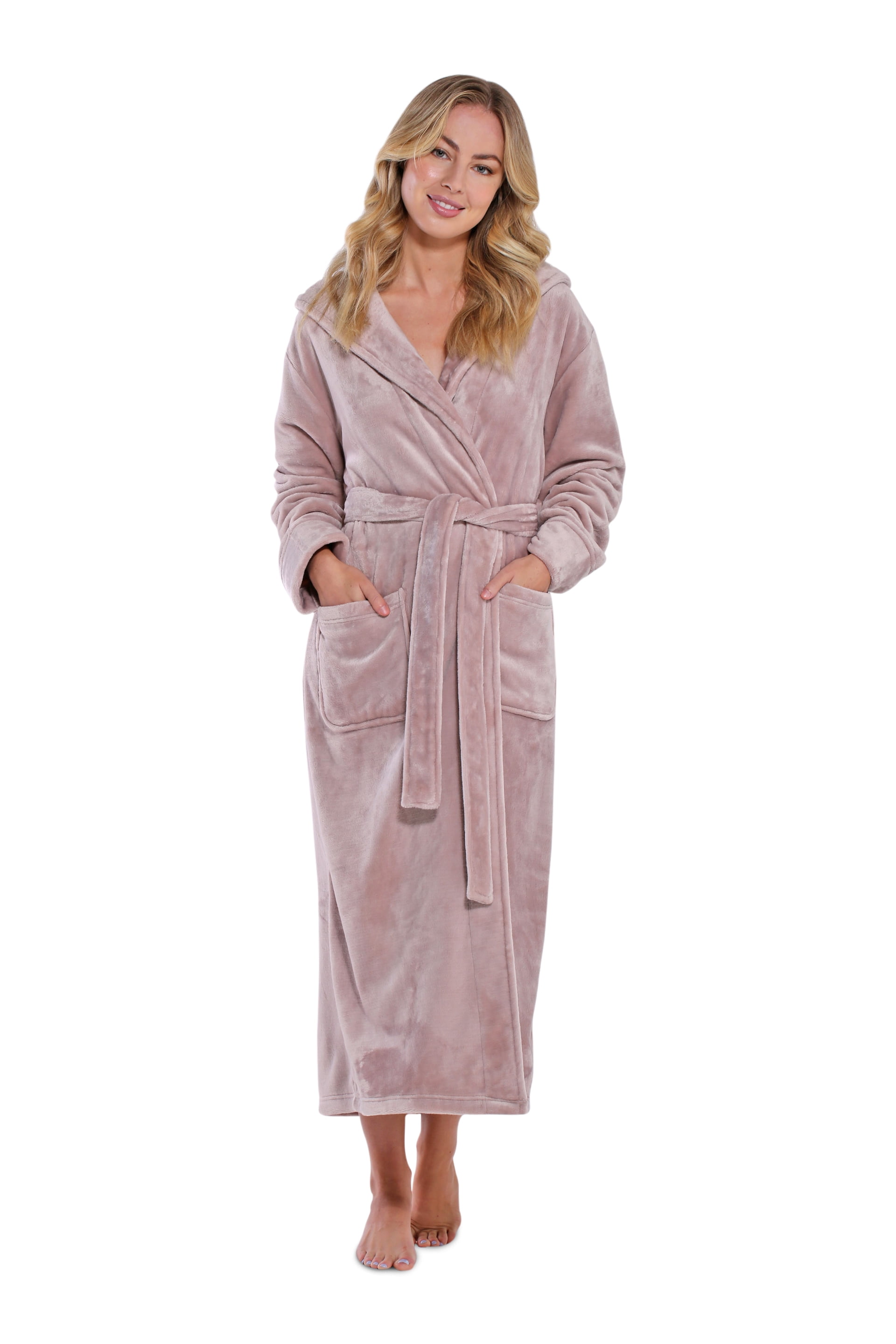 American Soft Linen Super Soft, Absorbent and Fluffy, Unisex Fleece Bathrobe