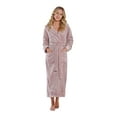 thumbnail image 3 of Turquaz Linen Super Soft Blush Plush Hooded Women's Robe (Medium / Pink), 3 of 4