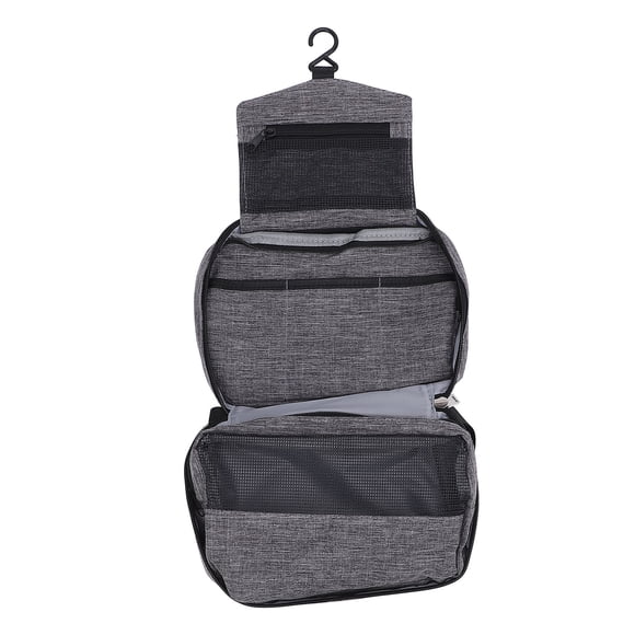 Bolsa de Aseo Colgante de Vije, Bolsa de Aseo Multifuncional De Cremallera de Metal Con Gancho Resistente A Agua Para Accessorios