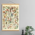 thumbnail image 2 of Vintage Flowers Poster Hanger Frame, Plant Floral Reference Chart Wall Decor Cottagecore Room Decor Aesthetic, Retro Style Wall Decor Art Painting Prints, 2 of 6