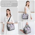 thumbnail image 6 of Butterfly and Lavender Pastel Pattern Insulated Leakproof Lunch Box for Women, Large Lunch Bag for Tween Teen Adult, Loncheras Para Mujer for Work Beach Travel Picnic Camping, 6 of 6