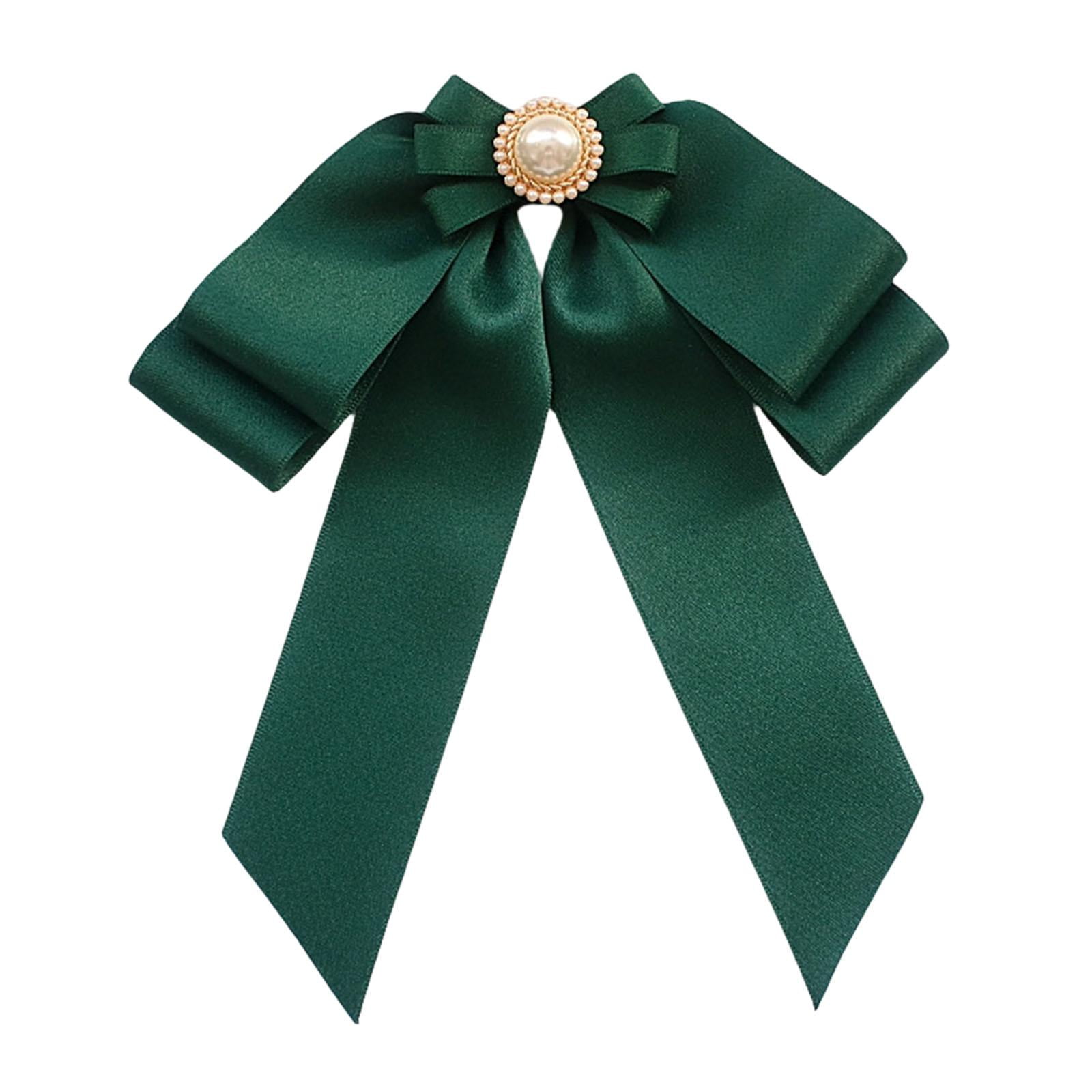 women green bow tie