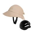 thumbnail image 2 of Sombrero de pescador para hombre y mujer, gorra de pesca, visera para el sol, correa ajustable para la barbilla, sombrero para el sol Caqui con Concha, 2 of 9