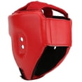 thumbnail image 4 of Boxing Helmet PU Leather Adjustable Head Guard Sanda Kickboxing Training Defense, 4 of 7