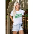 thumbnail image 4 of Vegan Peace Love Hippie Herbivore Men's Graphic T Shirt Tees Brisco Brands X, 4 of 6