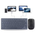 thumbnail image 1 of Practical Keyboard Mouse Combo, Plug and Play Mini Wireless Keyboard, with Protector for Busness Computer Accessary Long-term Typing Home White,Black, 1 of 7