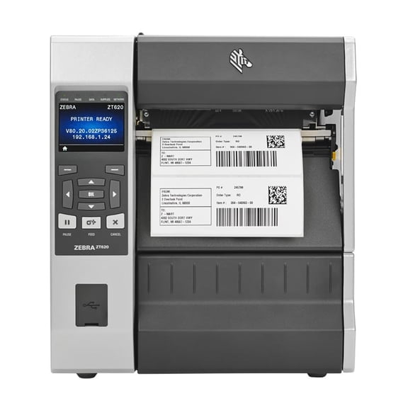 Restored Zebra ZT62063-T1E0100Z Thermal Label Printer  300 dpi, USB & Ethernet, Industrial Direct Thermal / Thermal Transfer (Refurbished)