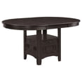 thumbnail image 3 of Coaster Lavon 5-Piece Oval Extension Leaf Dining Set, Espresso, 3 of 10