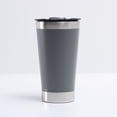 thumbnail image 3 of Bearachild Frasco de vacío de acero inoxidable, botella de bebida de gran capacidad, senderismo, fiesta de viaje, taza de café portátil para jugo de agua Suministros térmicos Gris Bearachild HA074479-07, 3 of 6