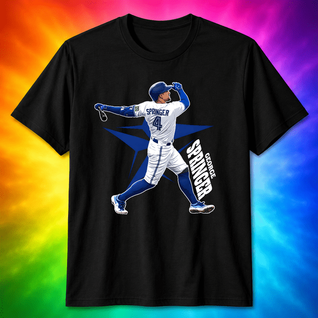 George Springer Baseball Sport Rétro Vintage Athlète Joueur T-Shirt Unisexe M13946, P-5TG