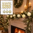 thumbnail image 2 of Fwttom 2.4" Christmas Ball Ornaments Set Shatterproof Multicolor Striped Merry Christmas Tree Decorations for Holiday Gifts Hanging Xmas Decor,, 2 of 9