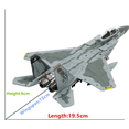 thumbnail image 3 of 1/100 Scale F-15 Eagle Fighter Attack Model High Simulation Alloy Aircraft for Collectors Aviation, 3 of 3