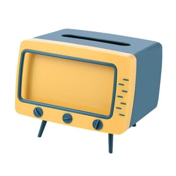 Matoen Tissue Box Cover with Phone Tissue Box for Kitchen Bedroom Office Parlor Bathroom Tissues Box