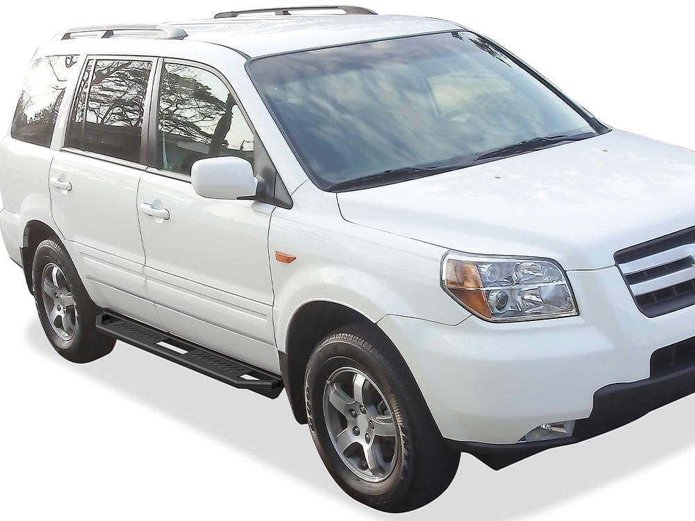 HD Ridez Hybrid Rocker Steps For Honda Pilot 2003-2008 & Acura MDX 2002-2004 - Stainless Steel Side Bars