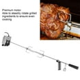 thumbnail image 4 of Kit Universel de Rôtissoire pour Grils, Gril BBQ Électrique Capacité de Charge 33 Lb avec Moteur, Tige de Broche 52,4 Po, Kit de Grillade Automatique en Acier Inoxydable, BBQ Rotatif Automatique, 4 of 8