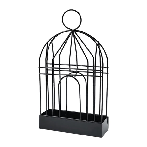 Mosquito Coil Holder, Birdcage Iron Design with Deep Ash Tray, Indoor Outdoor Mosquito Coil Burner Stand for Patio Garden Camping