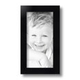 thumbnail image 2 of ArtToFrames 5" x 10" Satin Black Picture Frame, 5x10 inch Black Wood Poster Frame (WOM-1451), 2 of 8
