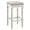 Grey-white, variant on Hanyu Farmhouse Counter Stools Without backrest Set of 4 Upholstered Counter Height Bar Stools with Wood Legs County Rustic Backless Stools for Kitchen Counter Island, Grey-White Legs