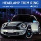 thumbnail image 5 of Anillo embellecedor para cubierta de faro, 2 uds., para BMW Mini R55 07-15 51137149905 51137149906, 5 of 5
