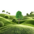 thumbnail image 3 of 20pcs 1:150 Model Trees Train Scenery Landscape N Scale (Green), 3 of 8