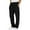 Black, variant on Men's Lined Sweatpants Wide Straight Leg Joggers High Waisted Yoga Workout Pants with Pockets for Comfort Casual Pants Elastic Waist Straight Work Pants for Men
