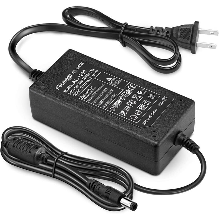 Divinext 12 Volt 5 Amp 60 Watt SMPS Adapter Charger AC DC Electric Plug  Power Supply 60 W Adapter - Divinext 
