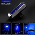 thumbnail image 1 of USB Rechargeable Bike Light for Mountain Bikes, 5 LED High Brightness Safety Front Rear Light, Night Riding Warning Lamp, 1 of 5