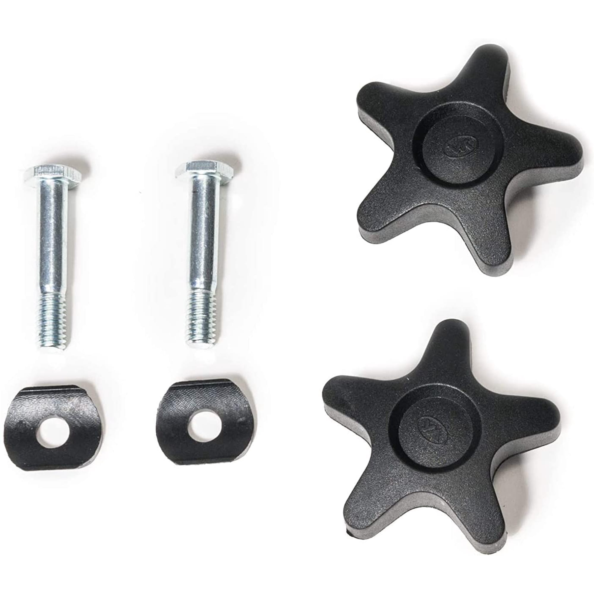 Healthline ROLLATOR 2 Plastic Wheels for Walker, Drive Walker Replacement Parts, 2 Screw for ARMS hl420