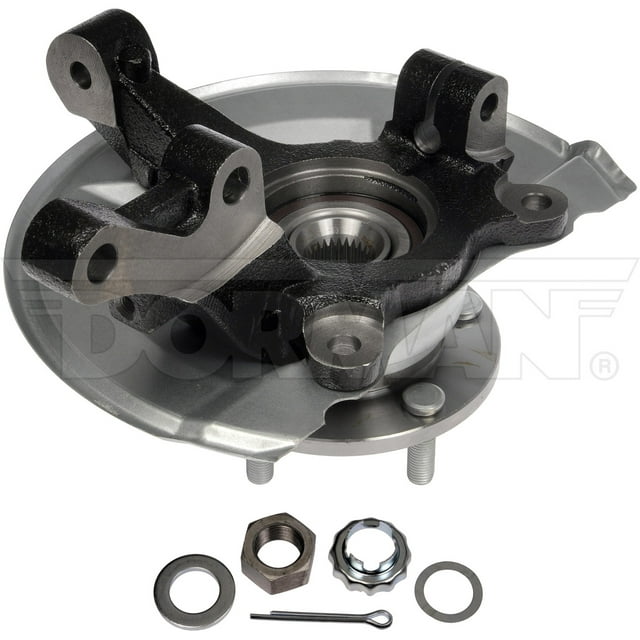 Dorman Wheel Bearing and Hub Assembly 698-410 OE Solutions; OE Replacement; With Knuckle/Backing Plate/Hub/Bearing And Axle Nut