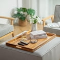 thumbnail image 4 of Hanobe Large Ottoman Tray: 30" Decorative Wooden Trays for Ottoman with Handles - Ottoman Table Topper for Coffee Table, 4 of 8