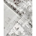 thumbnail image 5 of Keira Grey Abstract Acrylic Area Rugs for Living Room Jacquard Textured Modern Rugs Soft Geometric Rug for Bedroom Washable Rug Non-Slip Bohemian Carpet Perfect for Dining Room Office Beige, 5 of 5