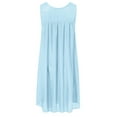 thumbnail image 6 of Seductiva Women's Cotton Nightgown Sleepwear Women Casual Solid Dress Sleeveless Round Neck Lace Splice Dress Pullover Loose Dress Ultra-Soft Nightgown Sleep Dress, 6 of 6