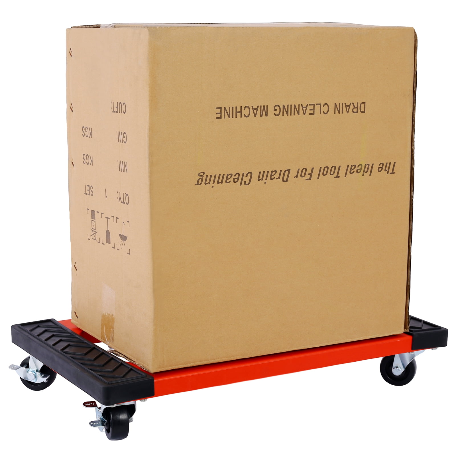 Poly Mover's Dolly - 1200-lb. Capacity Movers Dolly Heavy Duty Furniture Dolly Trolley Cart