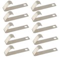 thumbnail image 1 of Unique Bargains 10Pcs Silver Tone Metal AA/A/CR2/9V Battery Positive Negative Contact Plate, 1 of 3