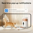 thumbnail image 6 of Automatic Cat Feeder with Camera, 3MP HD Video & Night Vision, 5G/2.4G WiFi Smart Pet Feeder with APP Control, 2-Way Audio, Motion Alerts, Low Food Sensor, Timed Cat Feeder for Cats & Dogs, 4L, 6 of 8