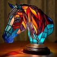 thumbnail image 1 of 3d Vintage Animal Table Lamp, Resin Stacked Night Light, Bohemian Resin Animal Table, 1 of 5