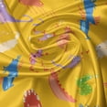 thumbnail image 5 of Ambesonne Cartoon Valance Pack of 2, Colorful Monsters, 42"X12", Marigold and Multicolor, 5 of 5